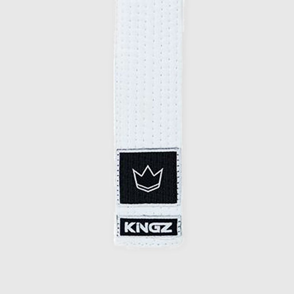 Kingz White BJJ Belt - Fighters Market