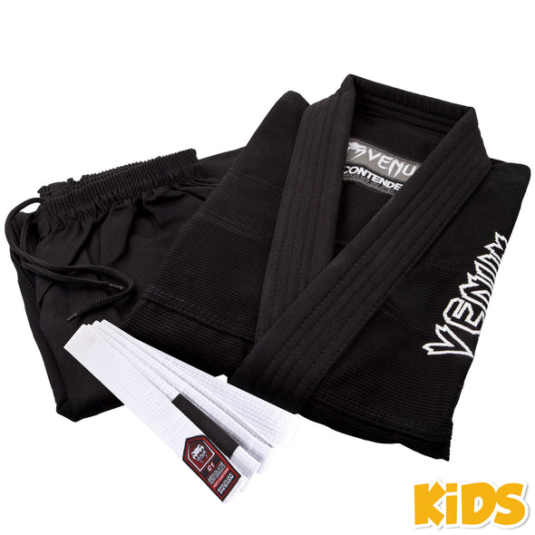 Venum Contender Kids BJJ Gi - Free White Belt Included - Fighters Market