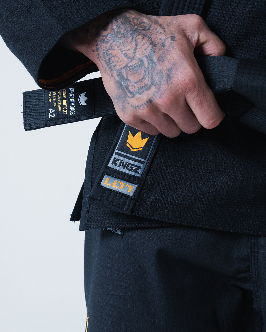 Kingz Legends Never Die Respect Gi - Black