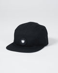 Kingz Crown Patch Strapback Hat - Black