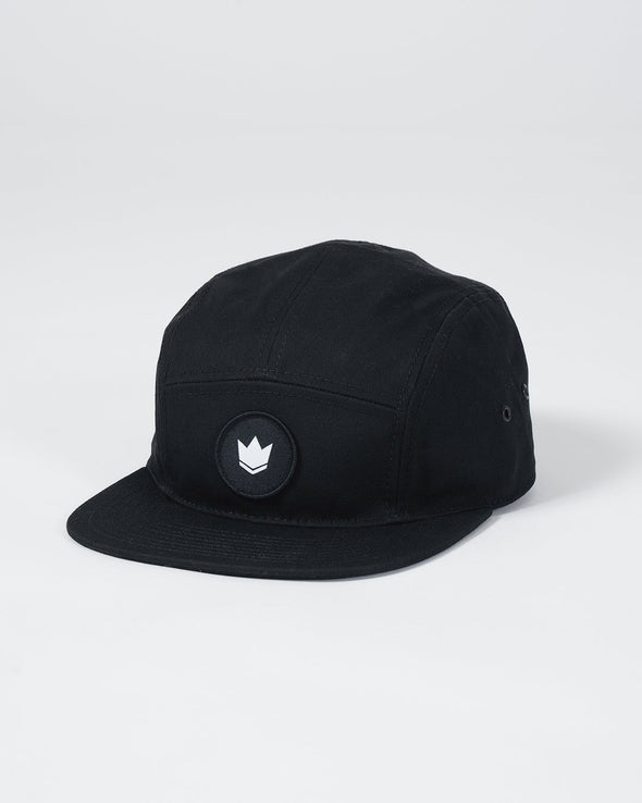 Kingz Crown Patch Strapback Hat - Black