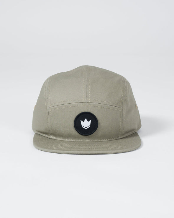 Kingz Crown Patch Strapback Hat - Sage Green
