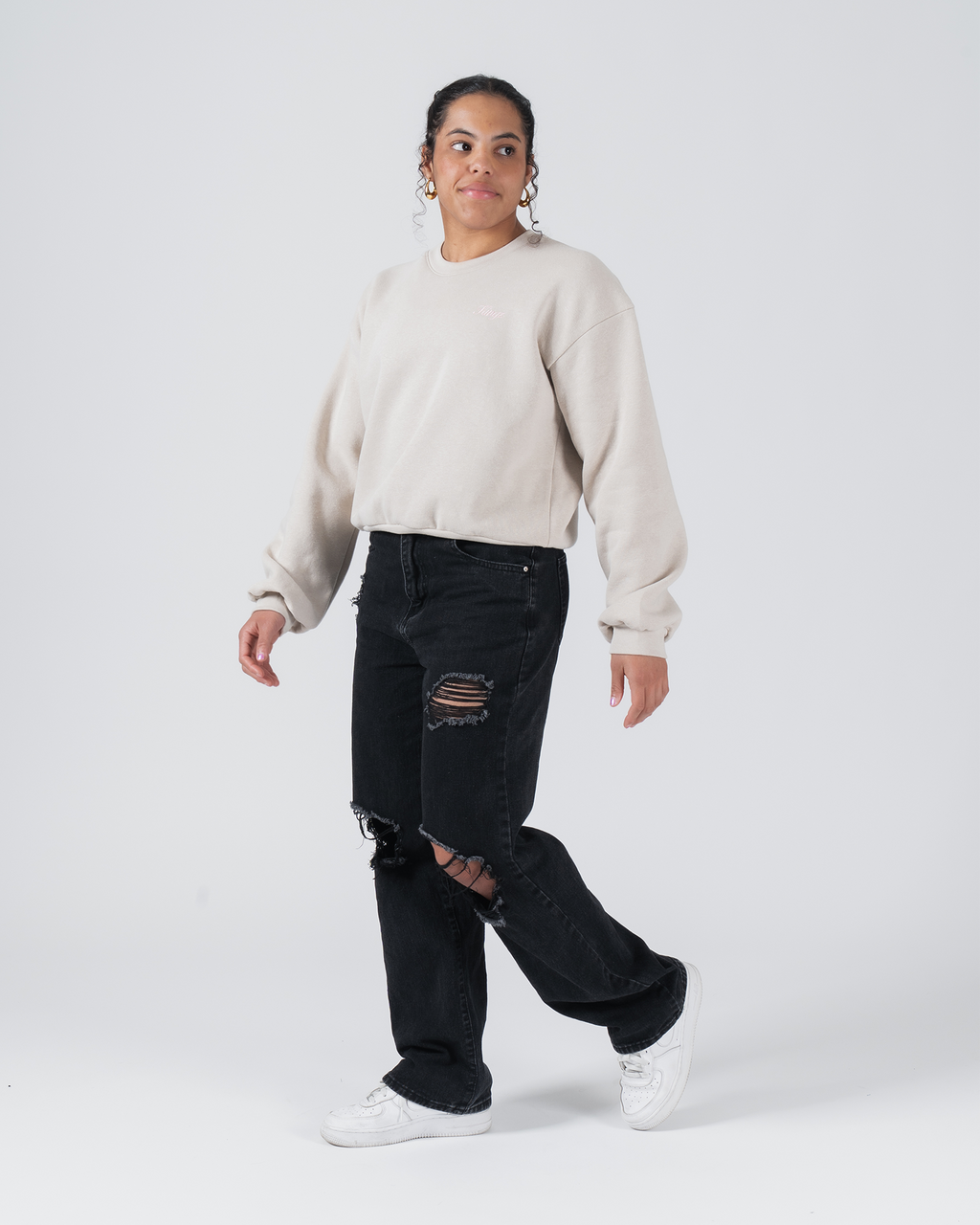 Script Women's Crewneck Sweatshirt