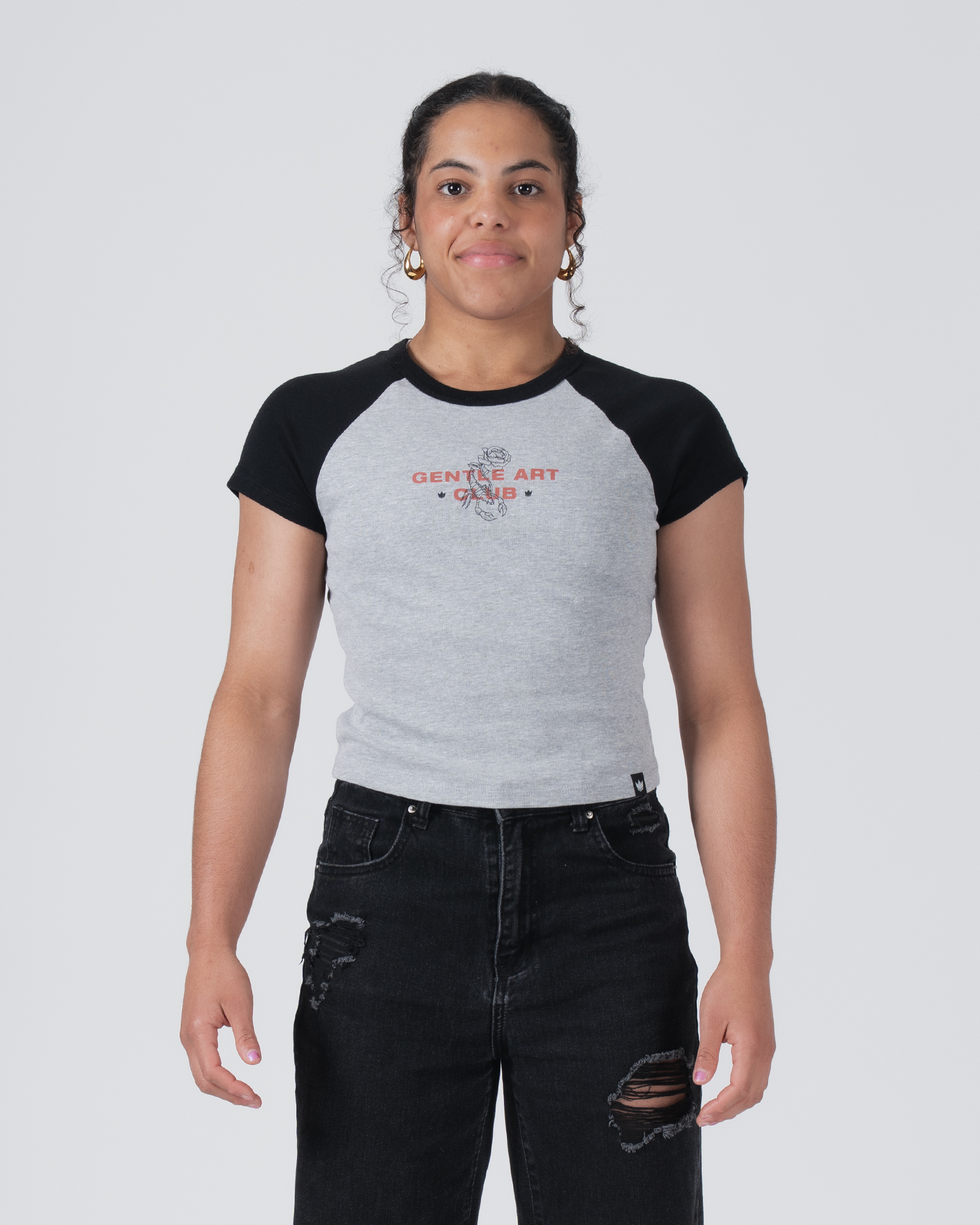 Kingz Gentle Art Club Women's Baby Tee