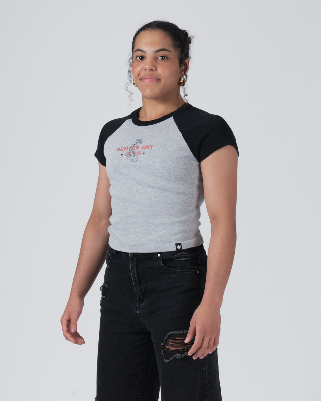 Kingz Gentle Art Club Women's Baby Tee