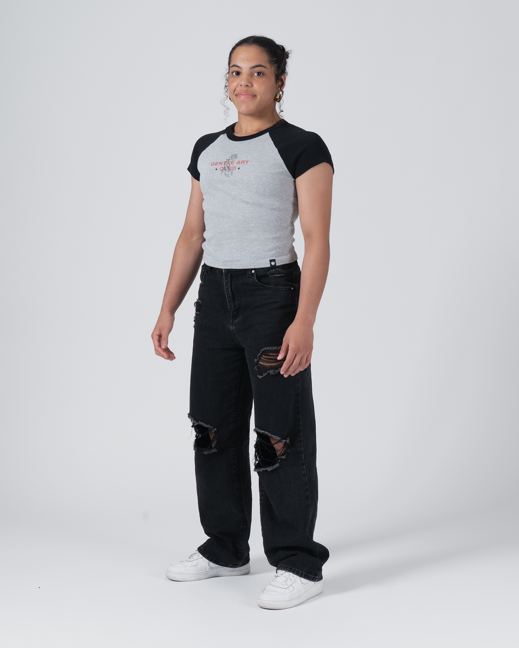 Kingz Gentle Art Club Women's Baby Tee