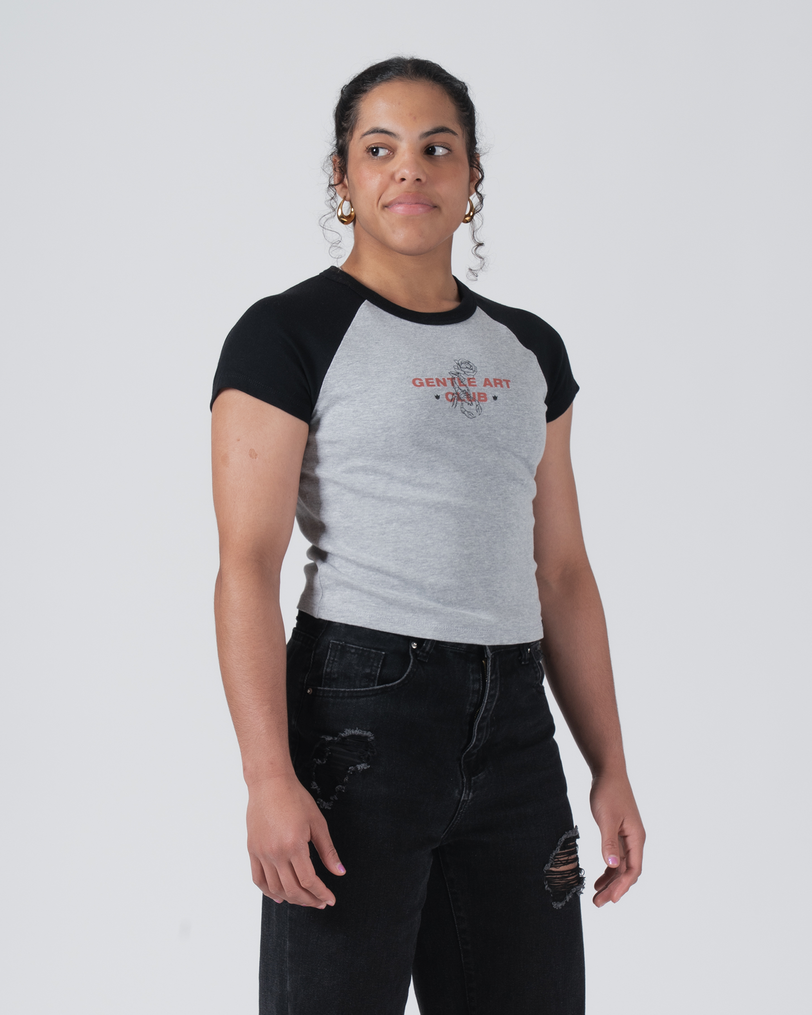 Kingz Gentle Art Club Women's Baby Tee