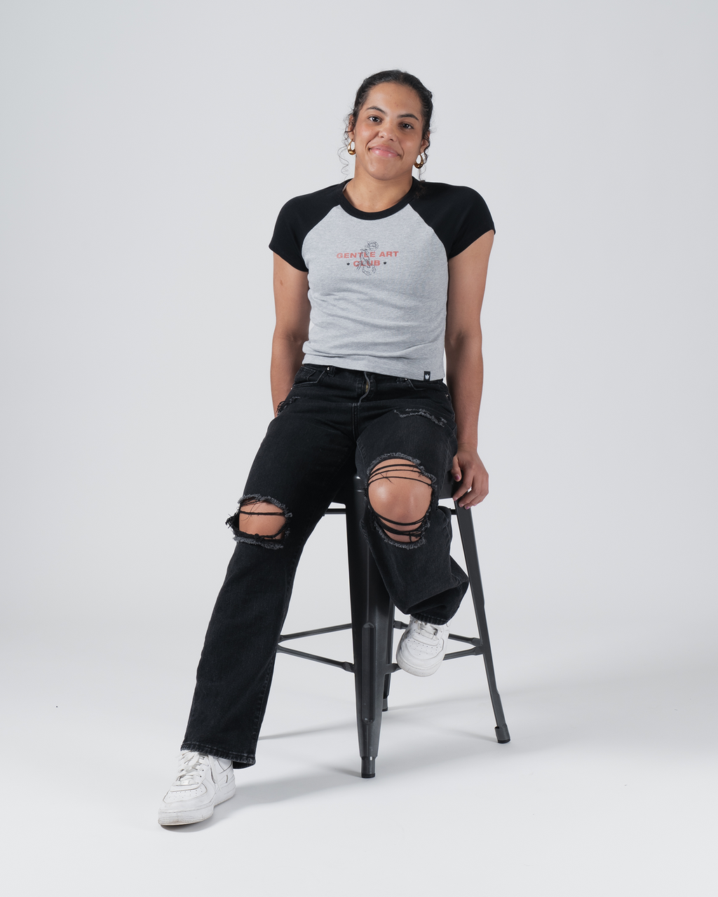 Kingz Gentle Art Club Women's Baby Tee