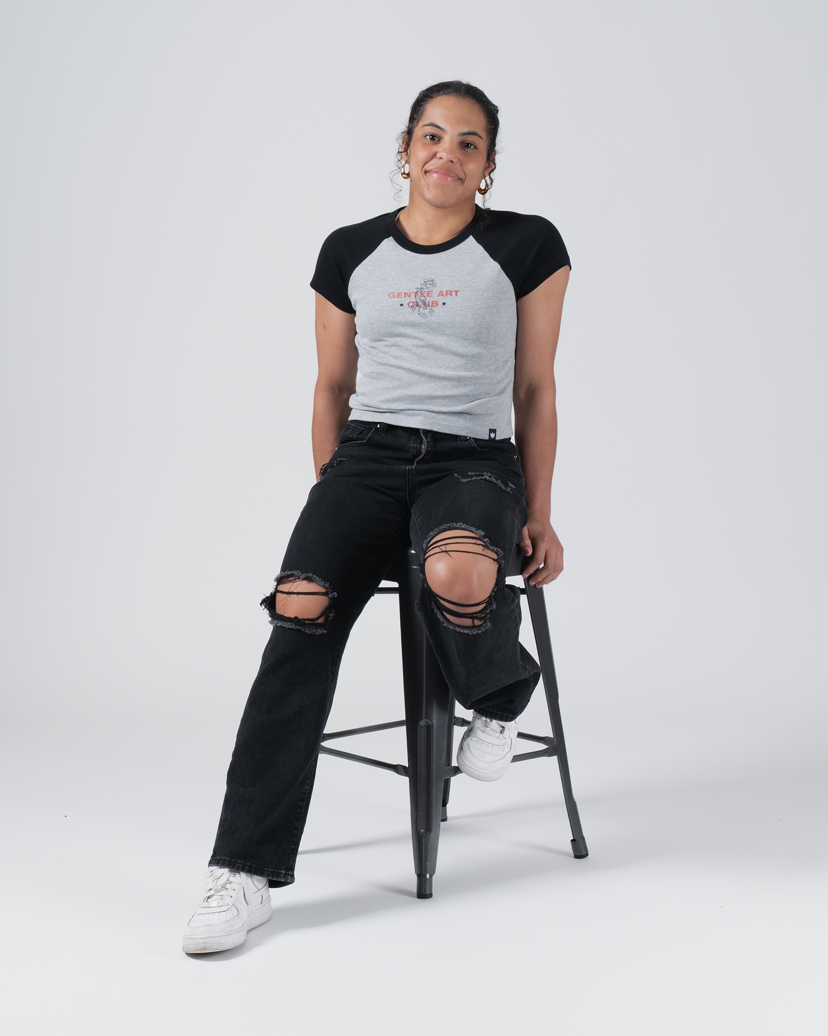 Kingz Gentle Art Club Women's Baby Tee