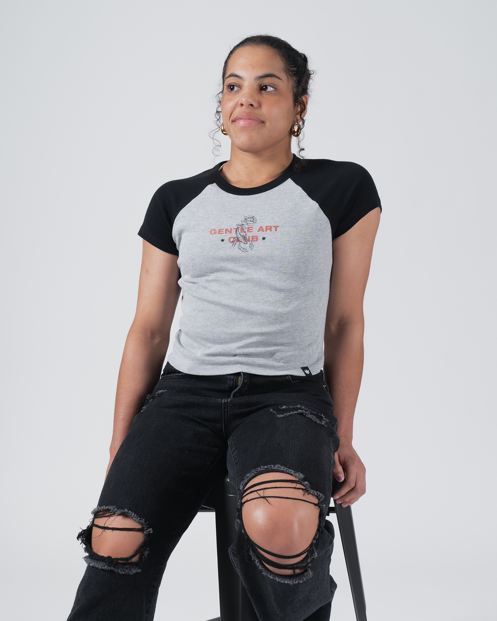 Kingz Gentle Art Club Women's Baby Tee