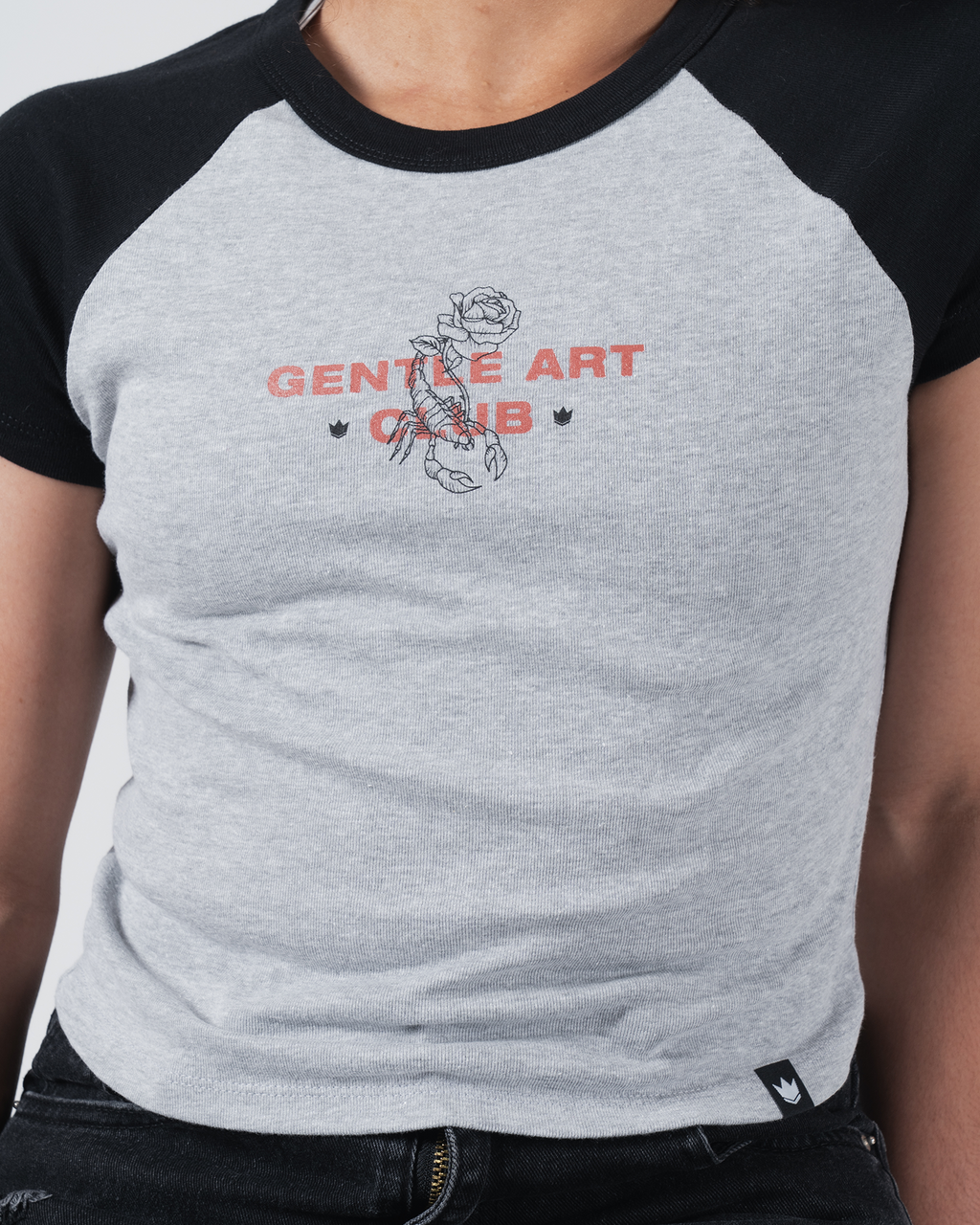 Kingz Gentle Art Club Women's Baby Tee