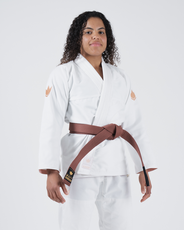 Kingz The ONE V2  Women's Jiu Jitsu Gi - White - 2024 Model