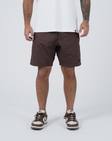 Kingz Casual Gi Shorts - Brown