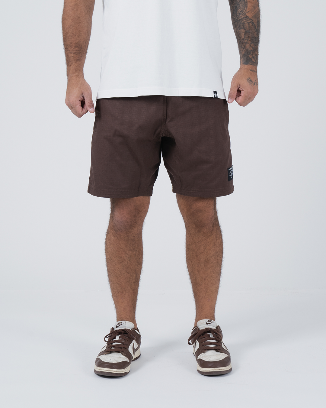 Kingz Casual Gi Shorts - Brown