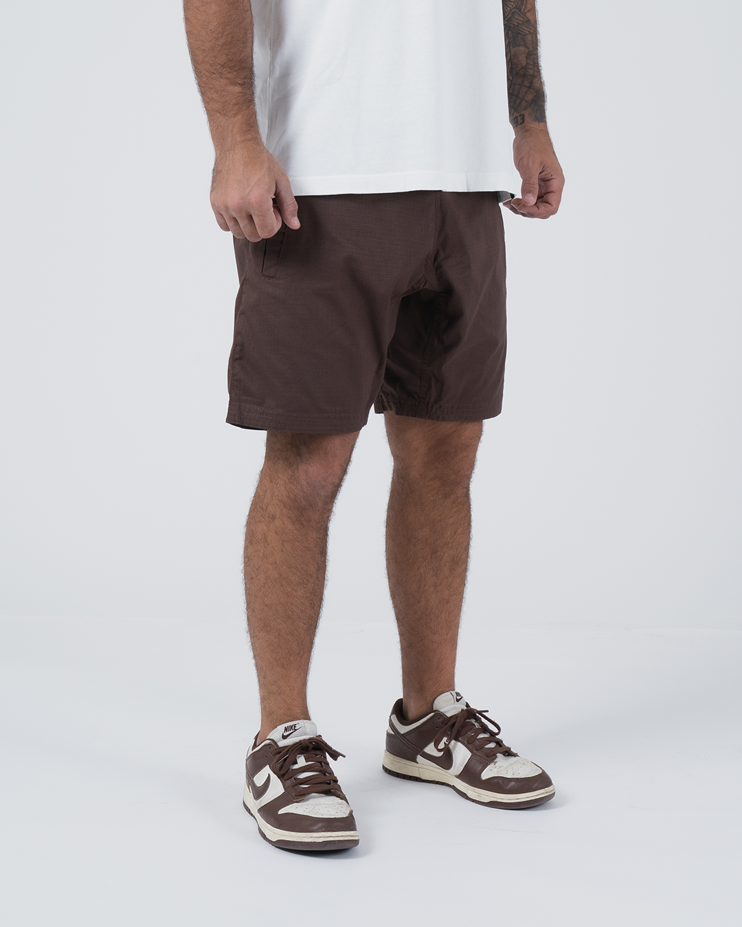 Kingz Casual Gi Shorts - Brown