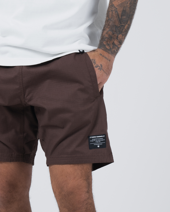 Casual Gi Shorts - Brown