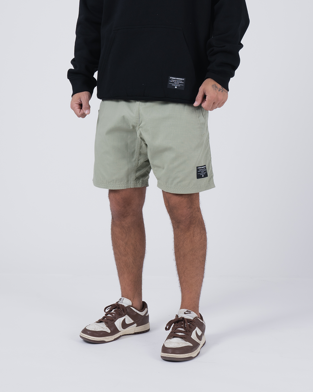 Kingz Casual Gi Shorts - Sage