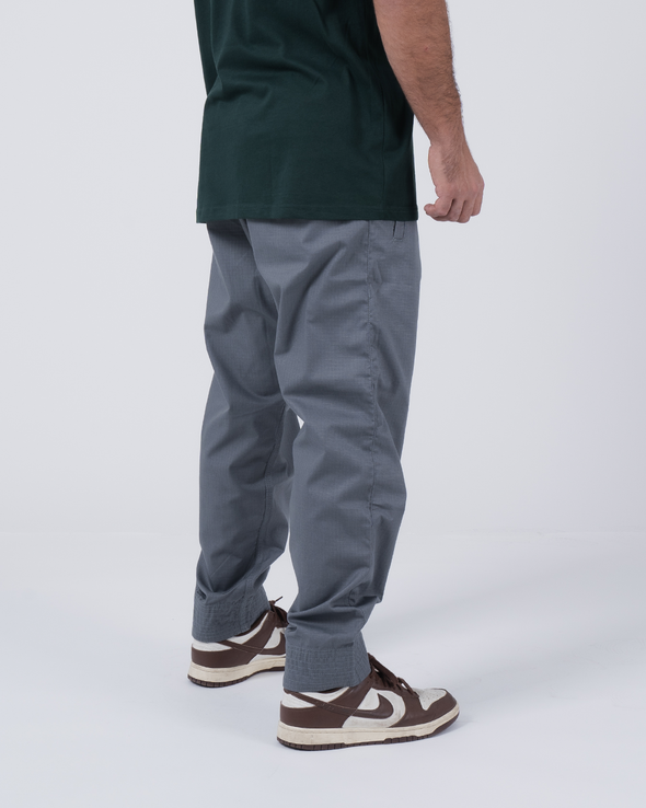 Casual Rip Stop Gi Pant - Grey