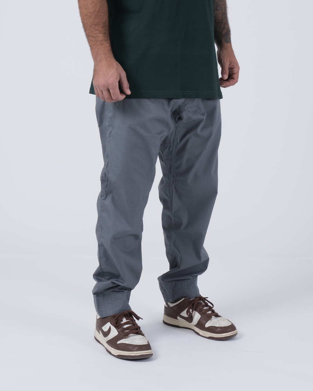 Kingz Casual Rip Stop Gi Pant - Grey