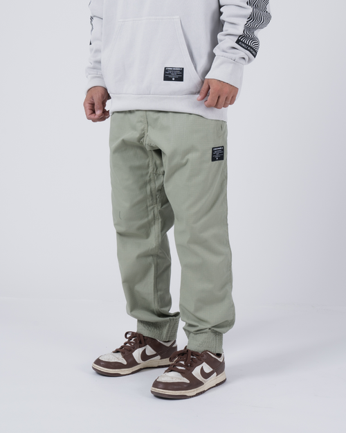 Kingz Casual Rip Stop Gi Pant - Sage