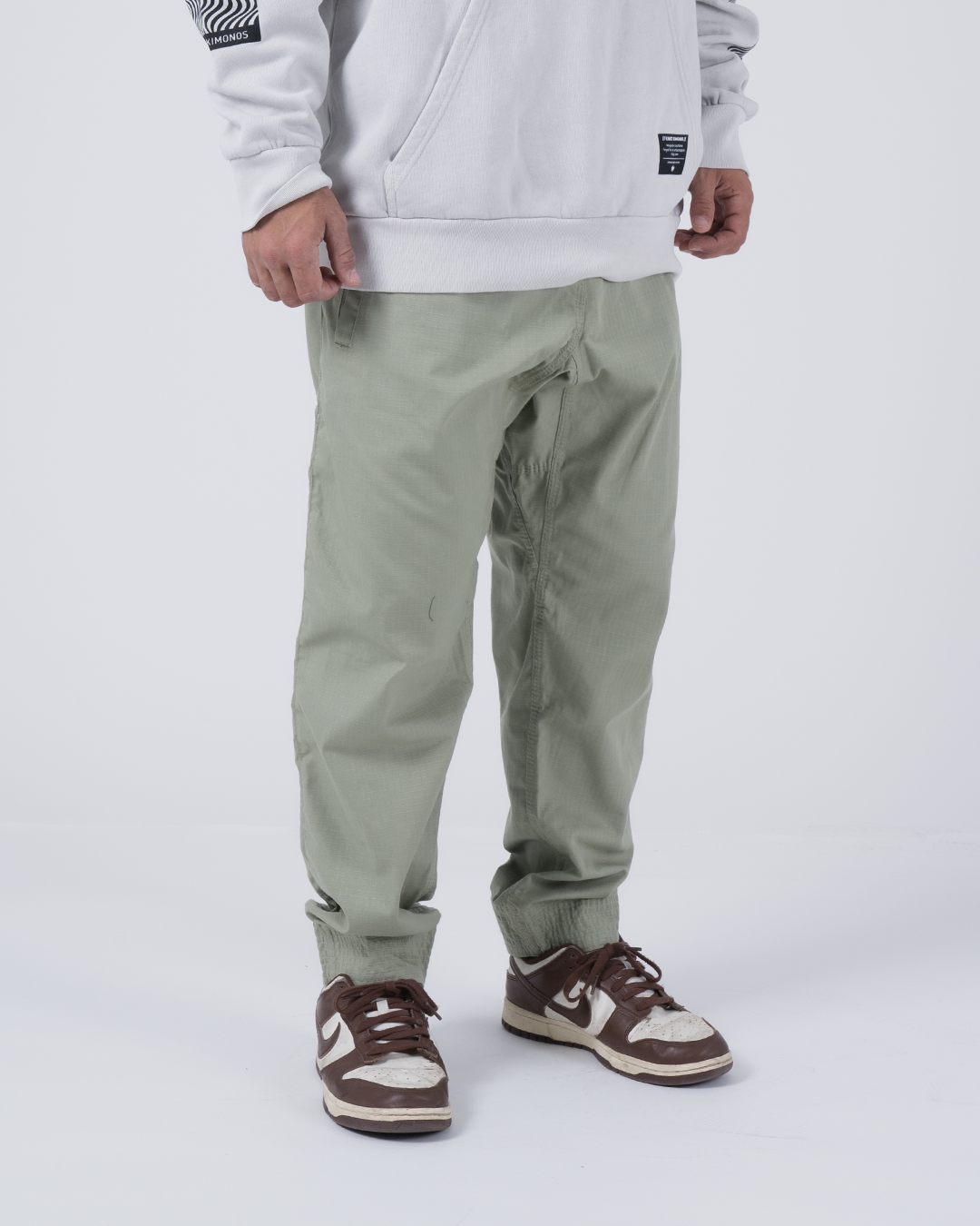 Kingz Casual Rip Stop Gi Pant - Sage