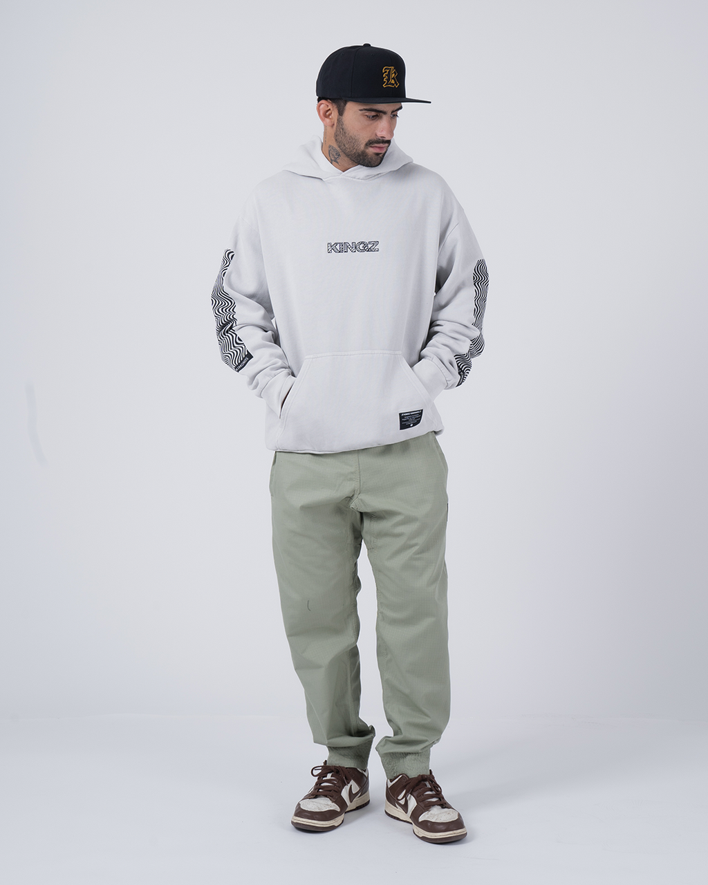 Kingz Casual Rip Stop Gi Pant - Sage