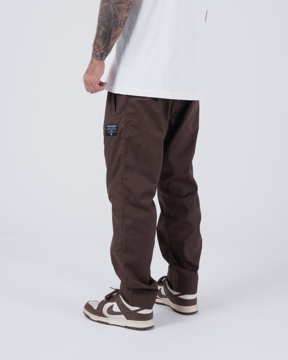 Casual Rip Stop Gi Pant - Brown