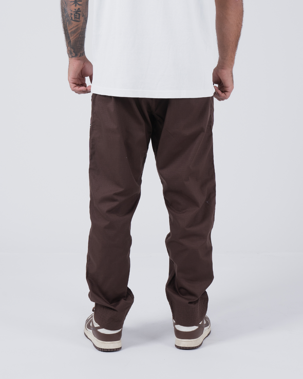 Casual Rip Stop Gi Pant - Brown