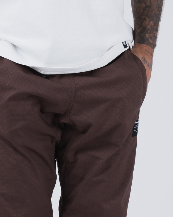 Casual Rip Stop Gi Pant - Brown