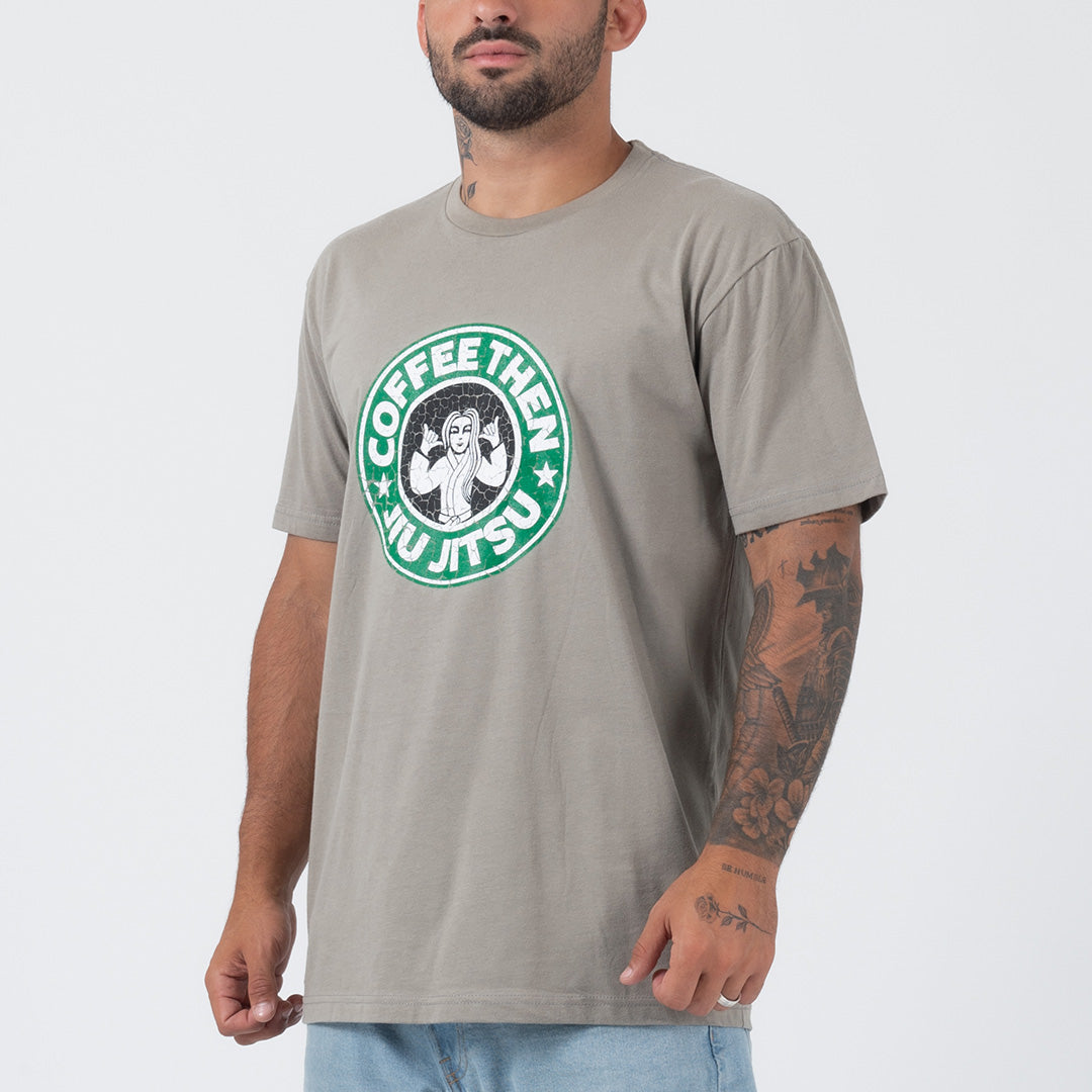 Distressed Coffee Tee - Fighters Market