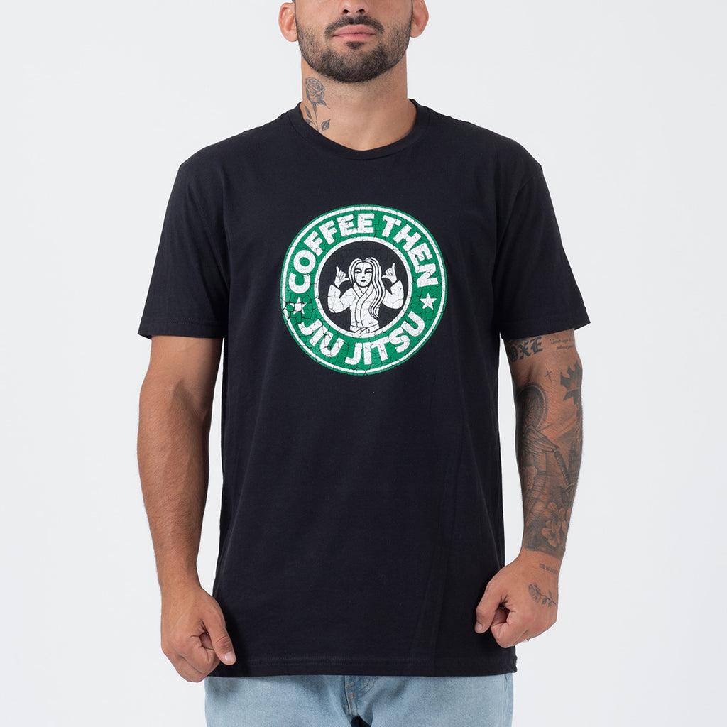 Distressed Coffee Tee - Fighters Market