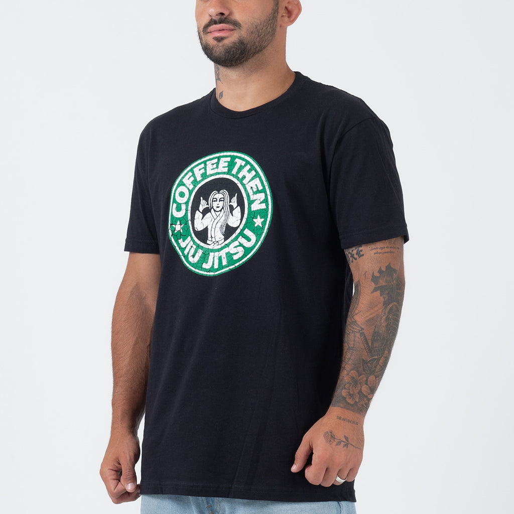 Distressed Coffee Tee - Fighters Market