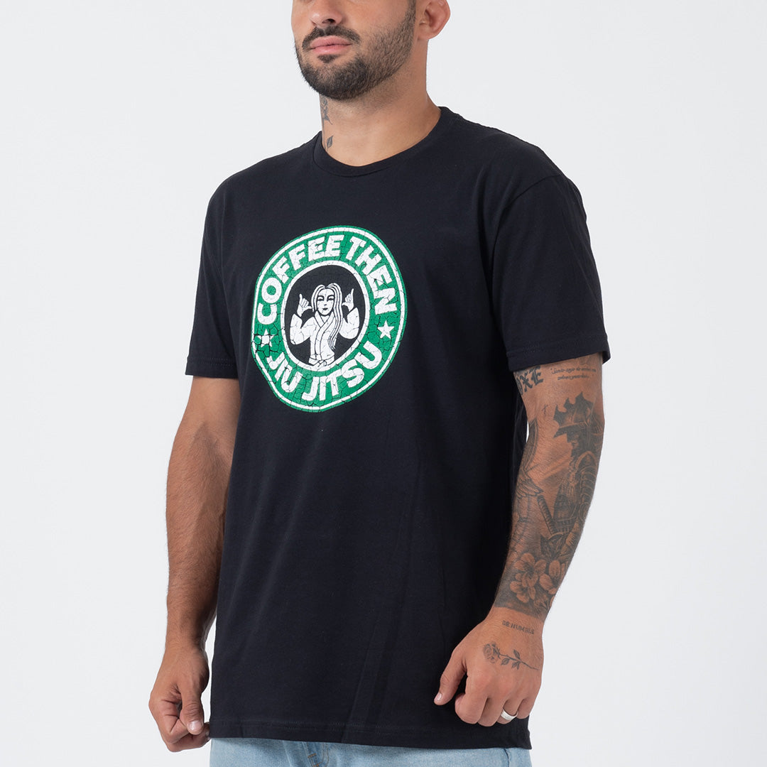 Distressed Coffee Tee - Fighters Market