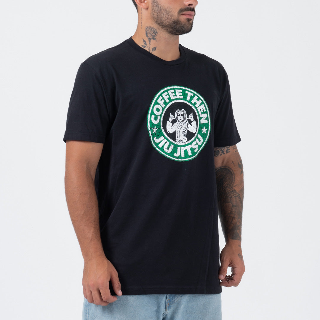 Distressed Coffee Tee - Fighters Market