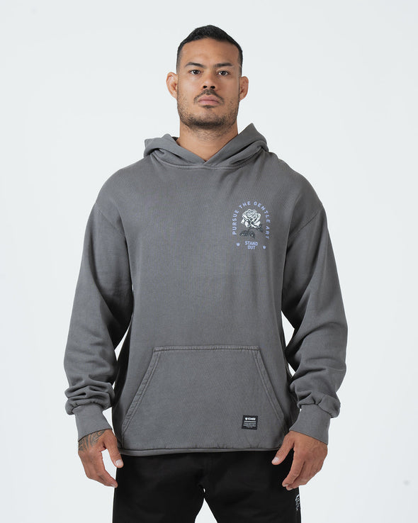 Gentle Art Hoodie Streetwear Kingz XS Grey