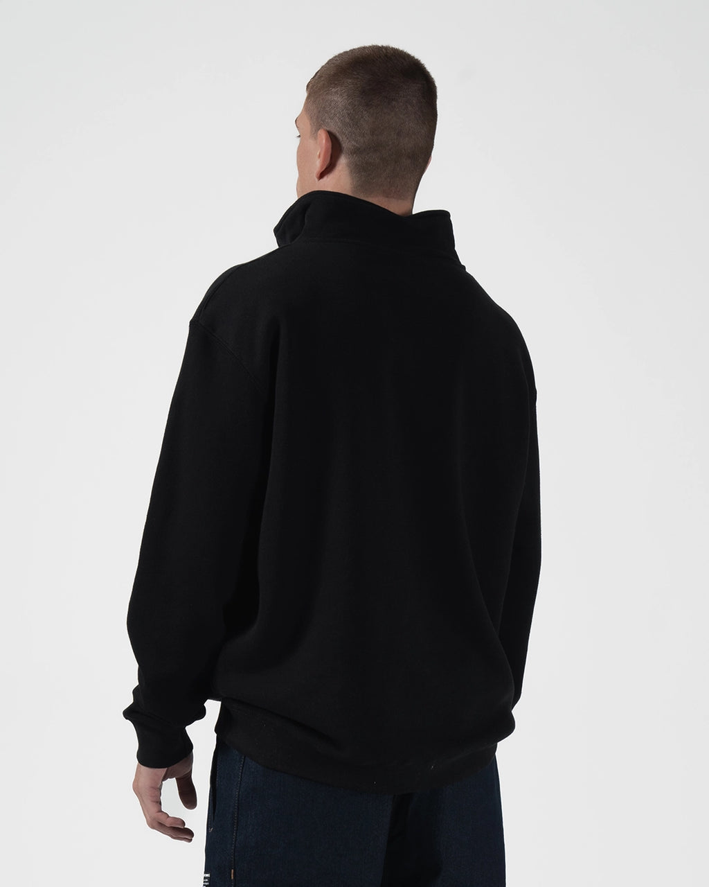 Kingz Script Quarter Zip Sweater