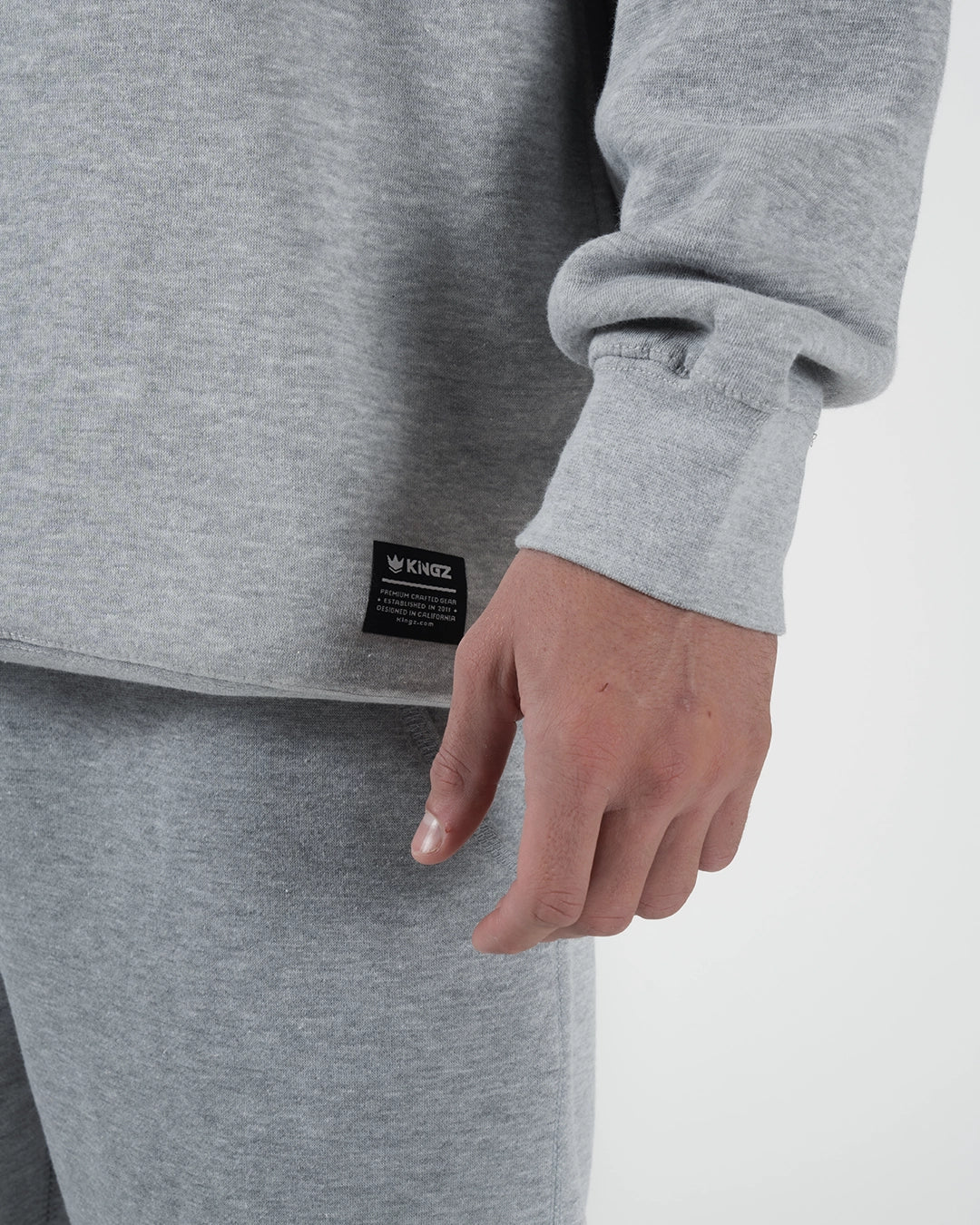 Kingz Script Quarter Zip Sweater