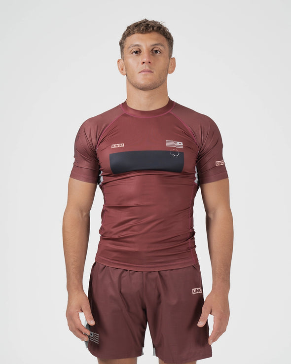 Kingz Trooper Rashguard - Maroon