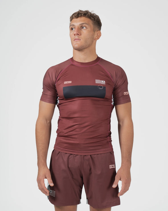 Kingz Trooper Rashguard - Maroon