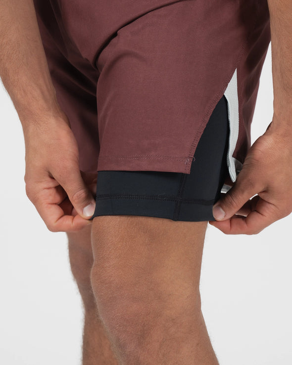 Kingz Trooper Shorts - Maroon