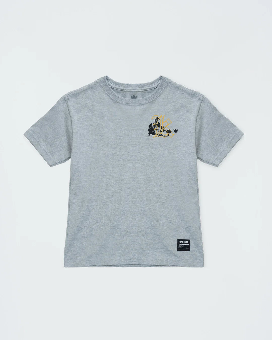 Kingz-Jiu Jitsu Culture Youth Tee-Grey
