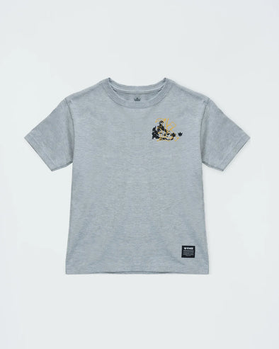 Kingz-Jiu Jitsu Culture Youth Tee-Grey