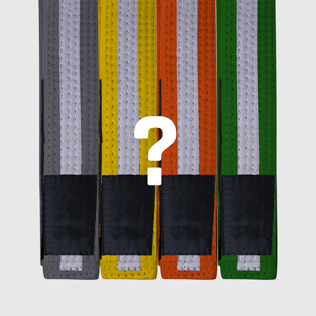 Youth Mystery Belt - White Stripe - Fighters Market