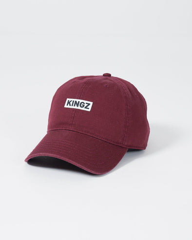 Kingz Slant Dad Hat - Maroon