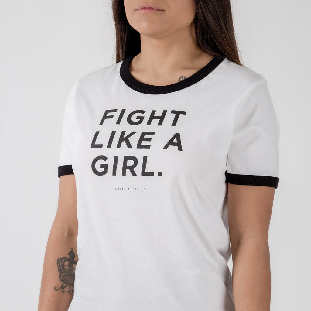 Choke Republic Fight Like a Girl Women's Tee - Fighters Market