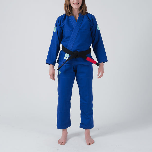 The ONE Women's Jiu Jitsu Gi - Sage Mint Edition - Blue - Fighters Market