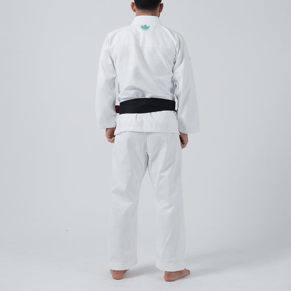 The ONE Jiu Jitsu Gi - Sage Mint Edition - White - Fighters Market
