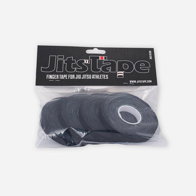 JitsTape Finger Tape - 4 Rolls 1/3" x 15 yards - BLACK - Fighters Market