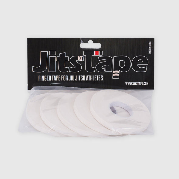 JitsTape Finger Tape - 5 Rolls 1/4" x 15 yards - WHITE - Fighters Market