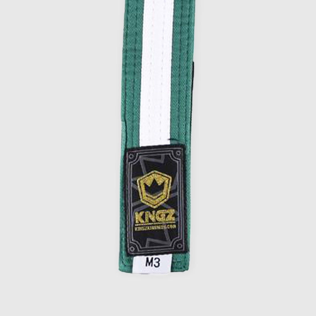 Kingz Kids Belts w/ White Stripe - Fighters Market